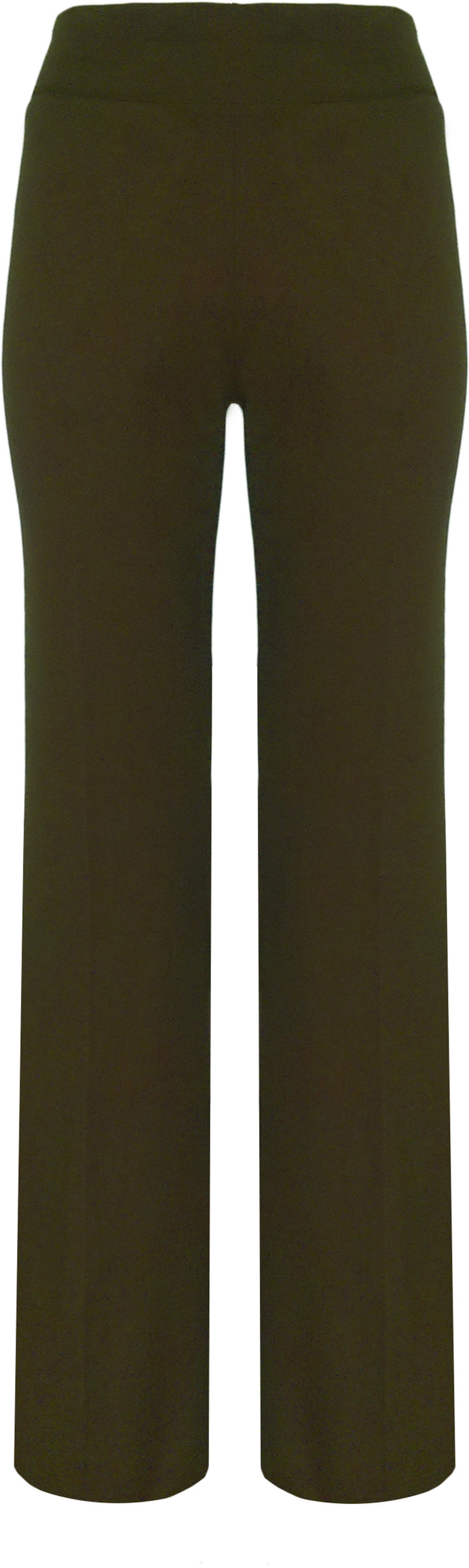 Solid Scuba Modern Straight Leg Pants Olive