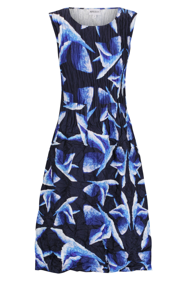 Smash Pocket Dress Blue Birds