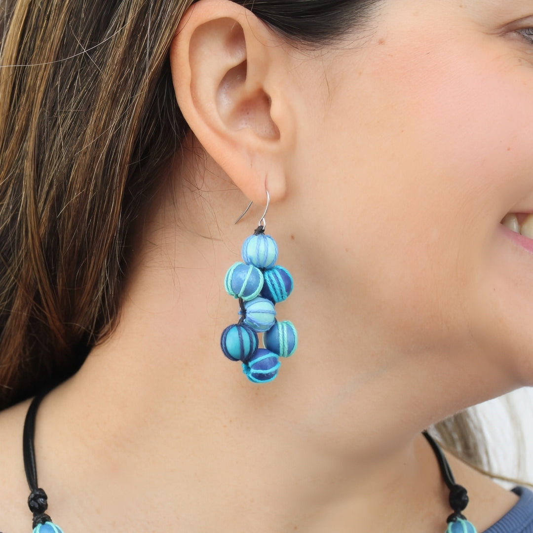 Royal Blue Pamela Berries Earrings