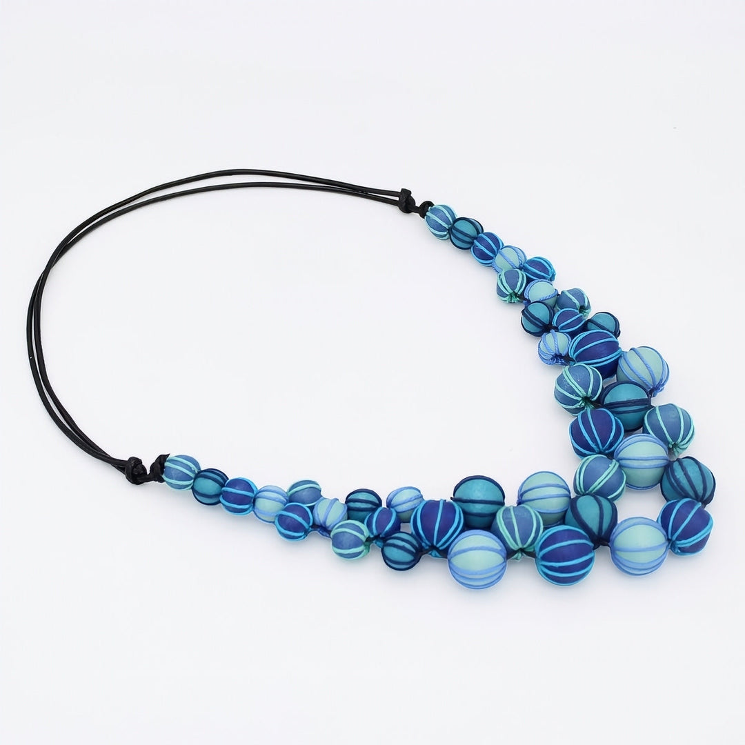 Royal  Blue Pamela Berries Necklace