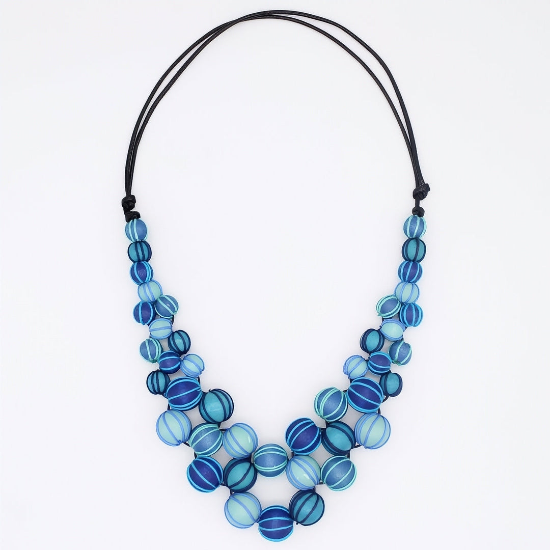 Royal  Blue Pamela Berries Necklace