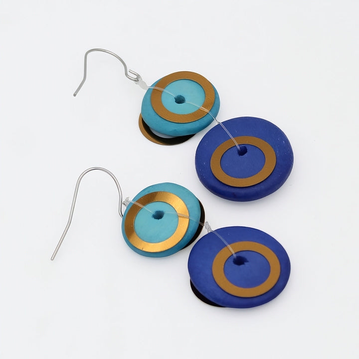 Blue Adria Dangle Earrings