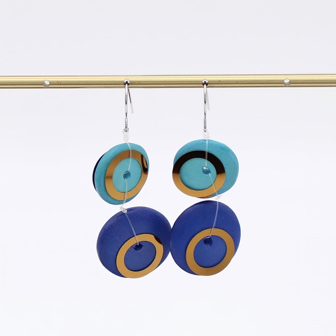 Blue Adria Dangle Earrings
