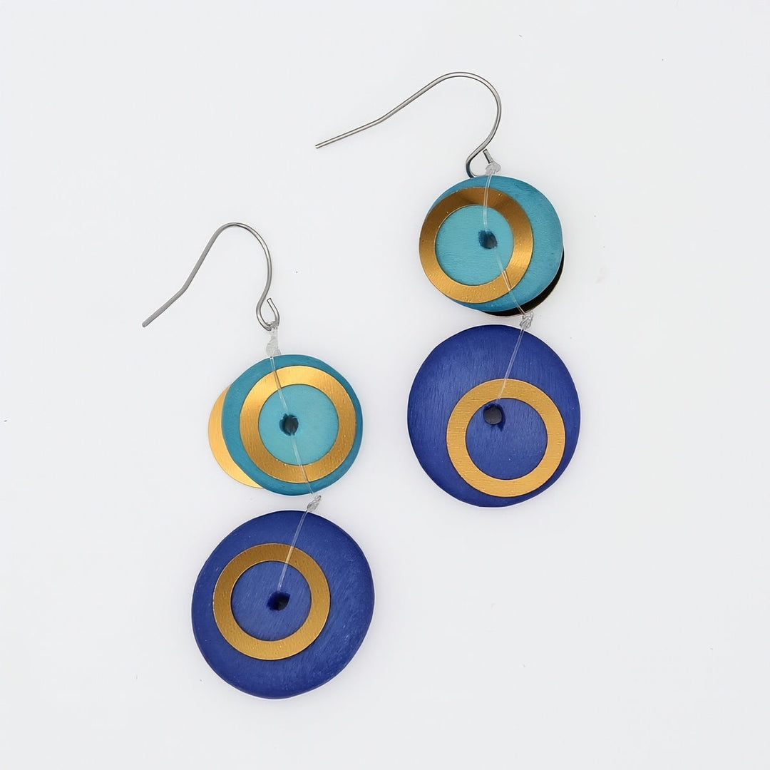 Blue Adria Dangle Earrings