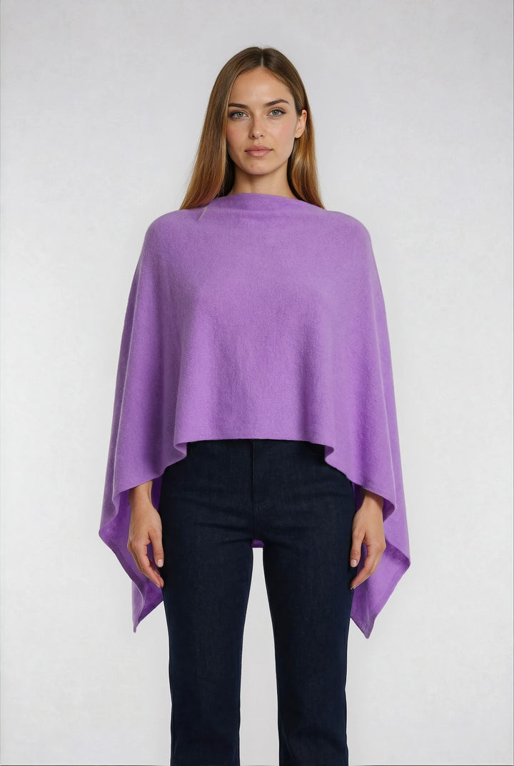 100% Cashmere Topper Orchid