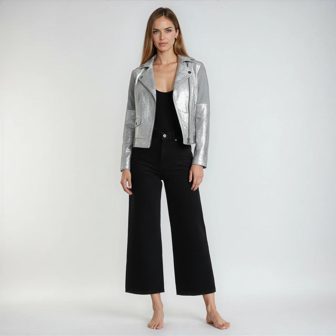 Erin Wide Leg Crop Pant Black