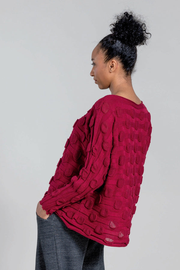 Bubble Sweater Cherry