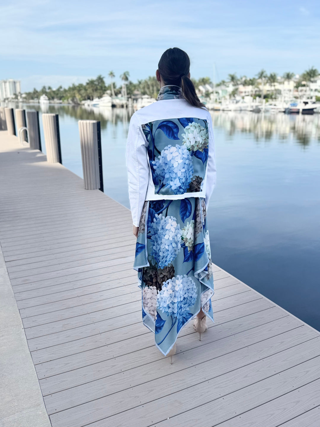 Silk Dress / Mixed Hydrangea