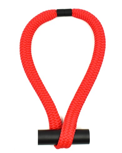 Tube Necklace Red Black