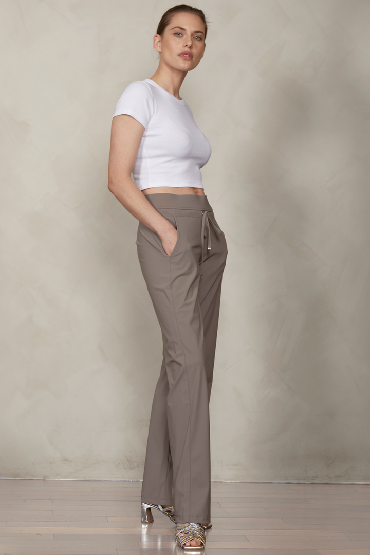 Candice Straight Pant Taupe