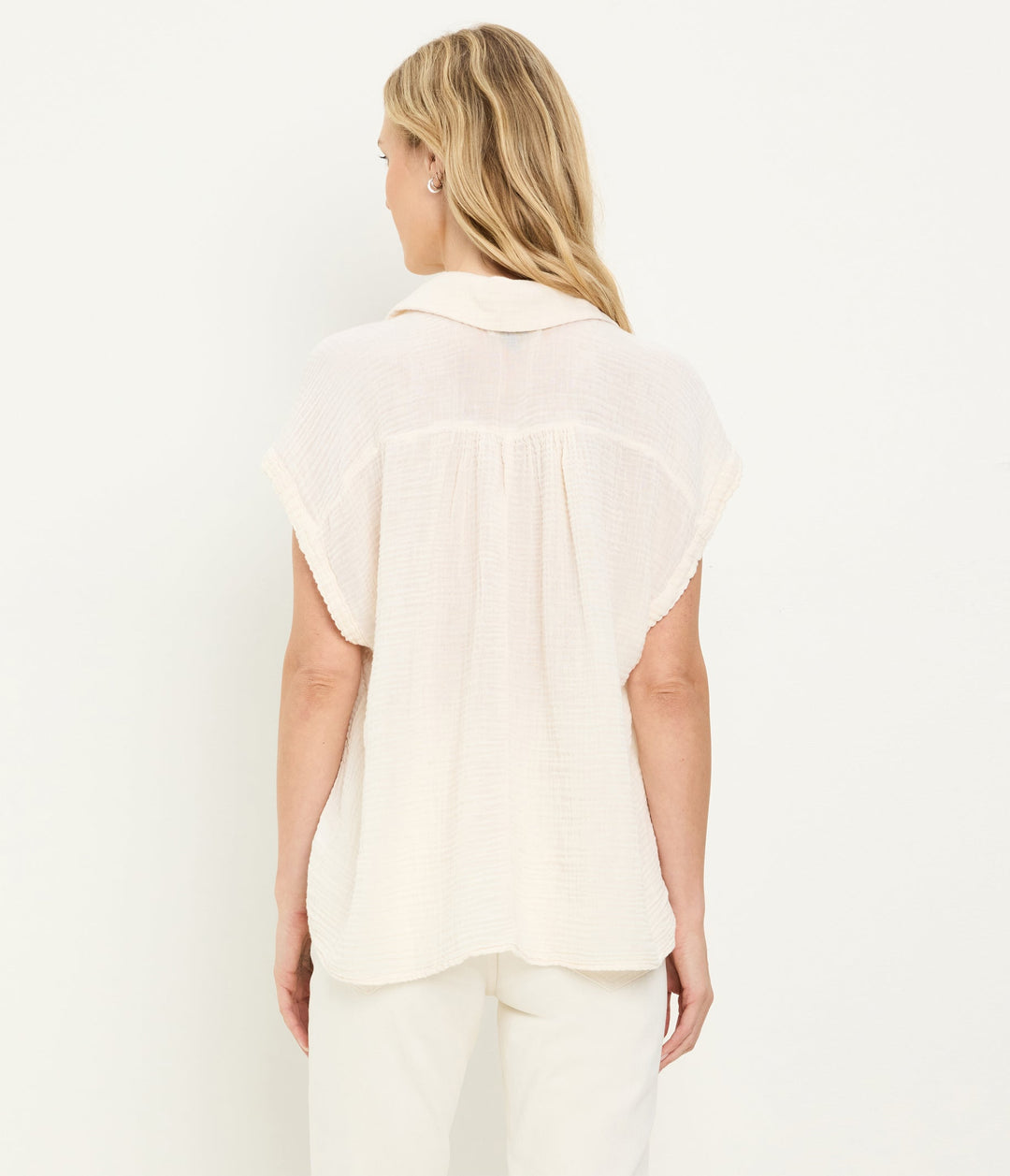 Avalon Double Gauze Popover Chalk