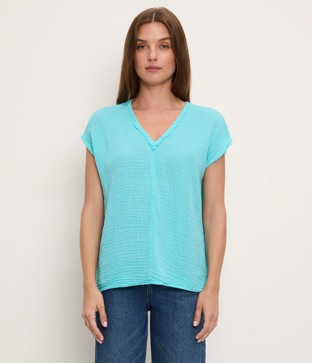 Draya Double Gauze Vnk Tops
