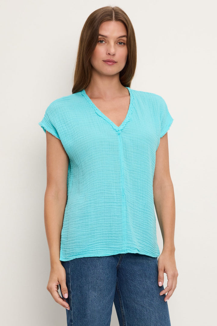 Draya Double Gauze Vnk Tops