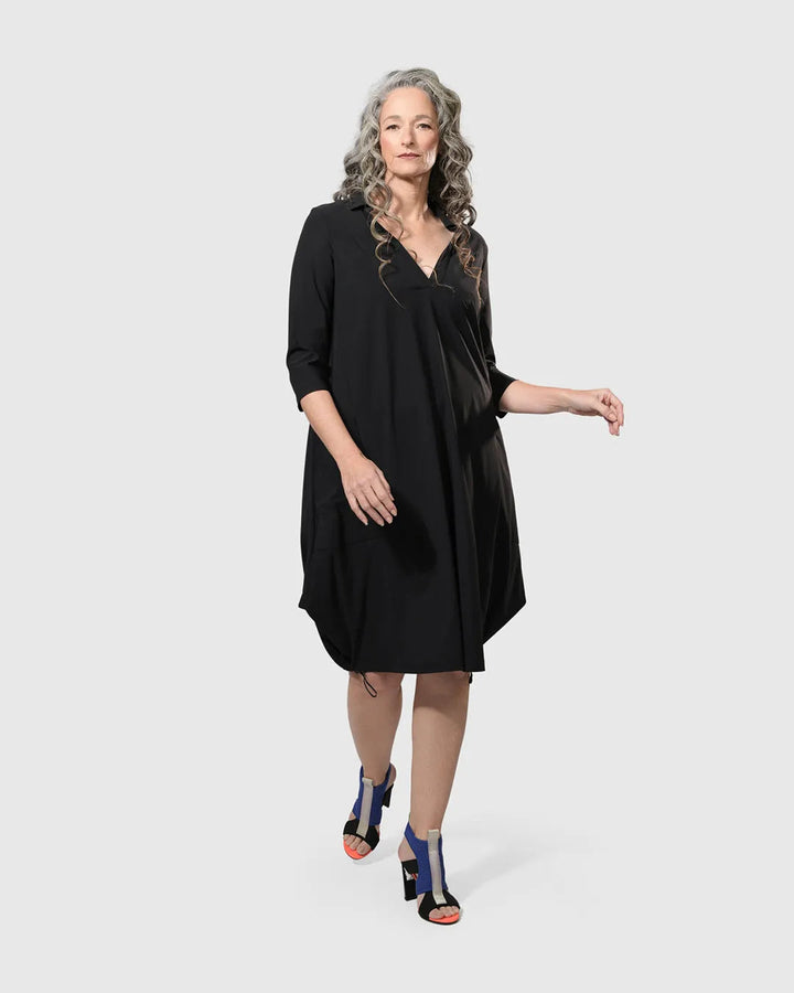 Tekbika Popover Dress, Black