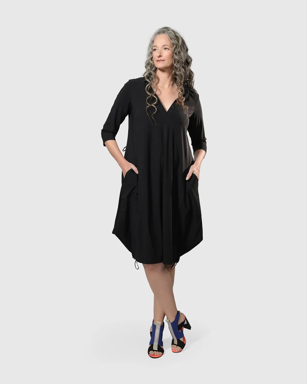 Tekbika Popover Dress, Black