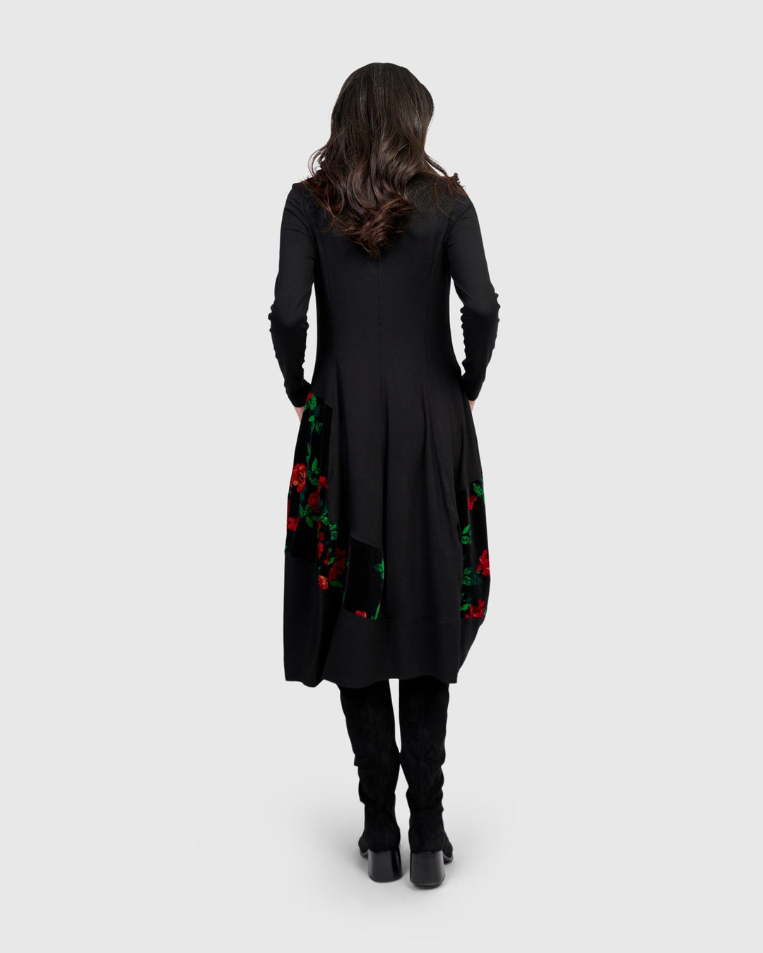 Serenade Cocoon Dress, Roses