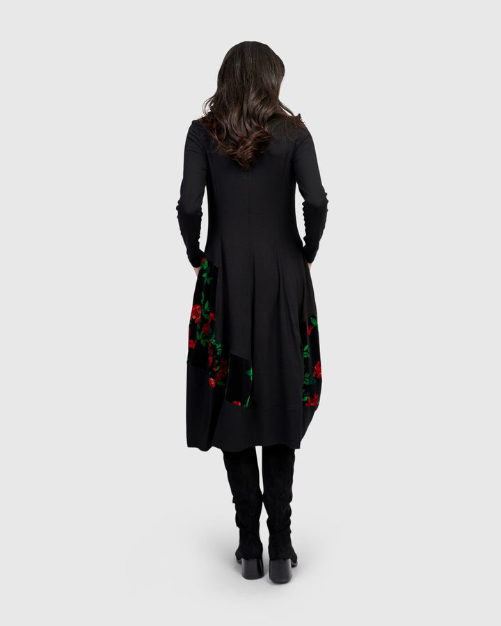Serenade Cocoon Dress, Roses