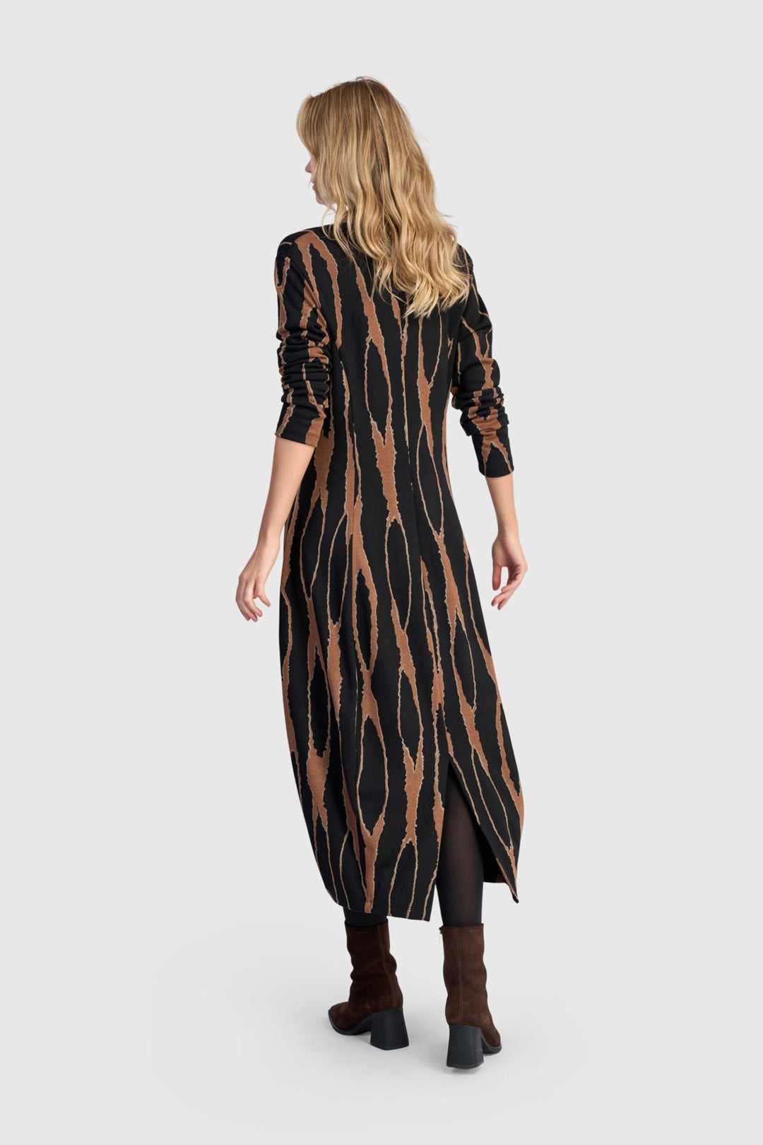 Willow Cocoon Dress, Wood