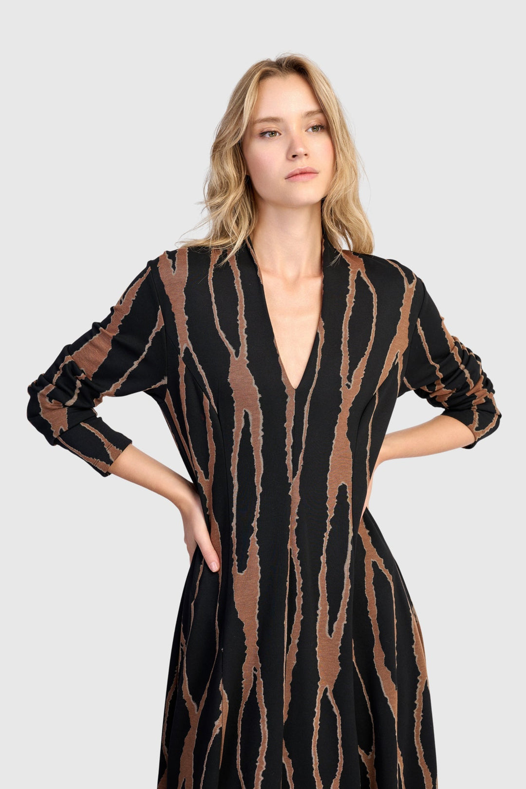 Willow Cocoon Dress, Wood