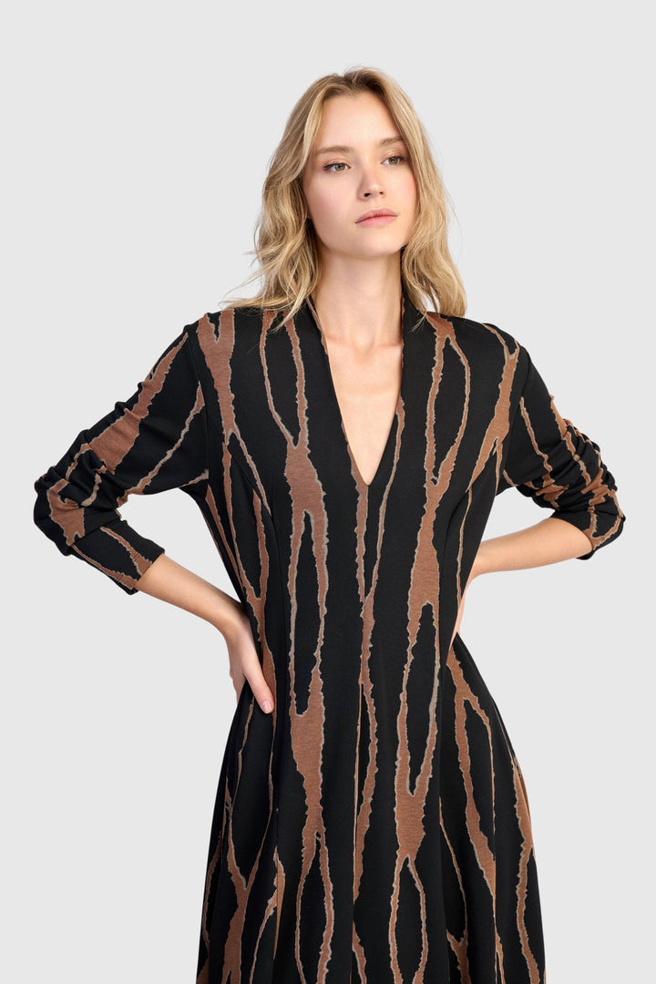 Willow Cocoon Dress, Wood