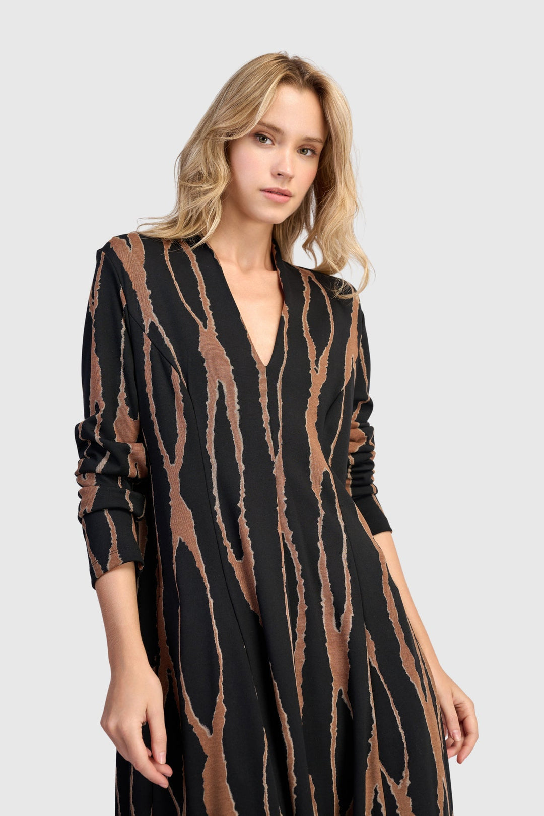Willow Cocoon Dress, Wood