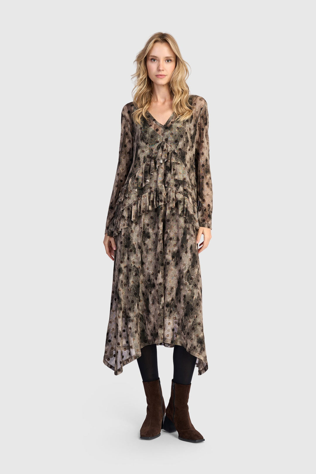 Fen Mesh Dress, Aquarelle
