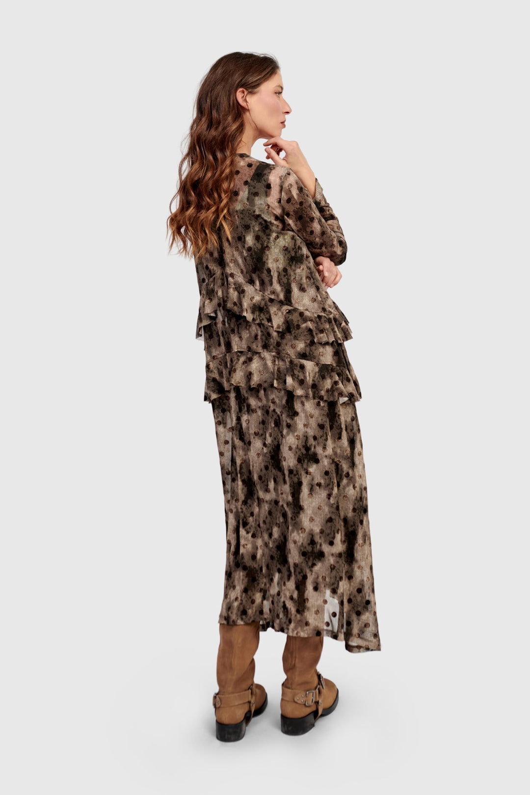 Fen Mesh Dress, Aquarelle