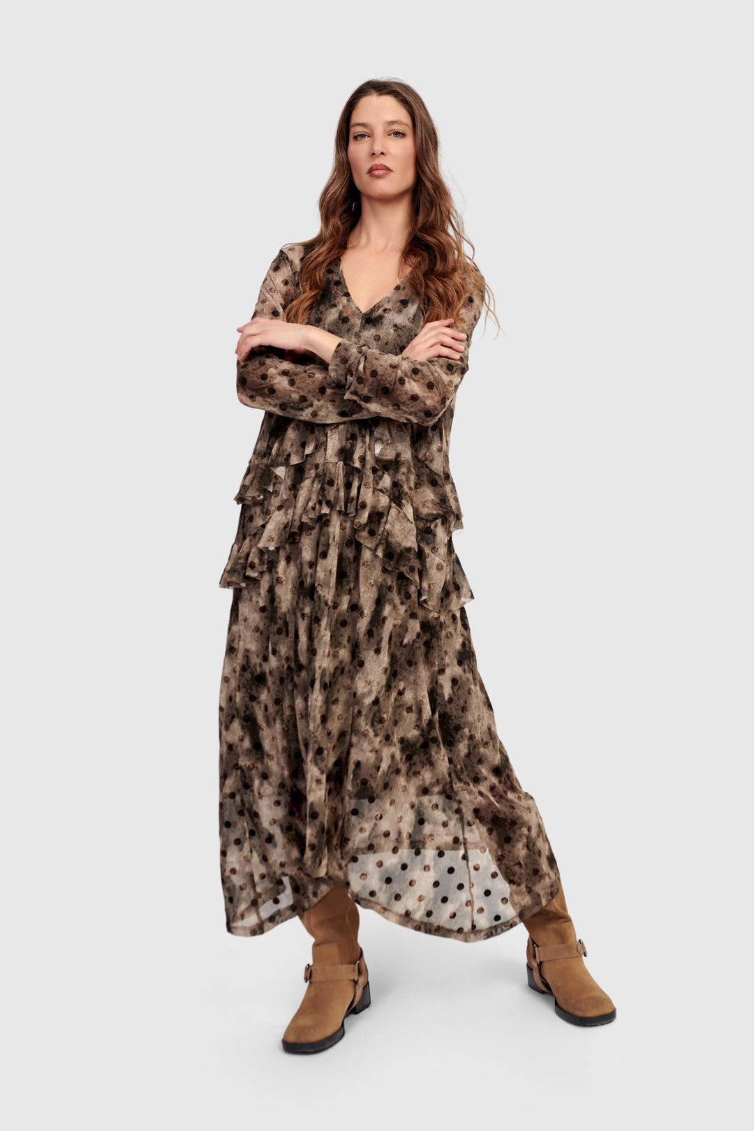 Fen Mesh Dress, Aquarelle