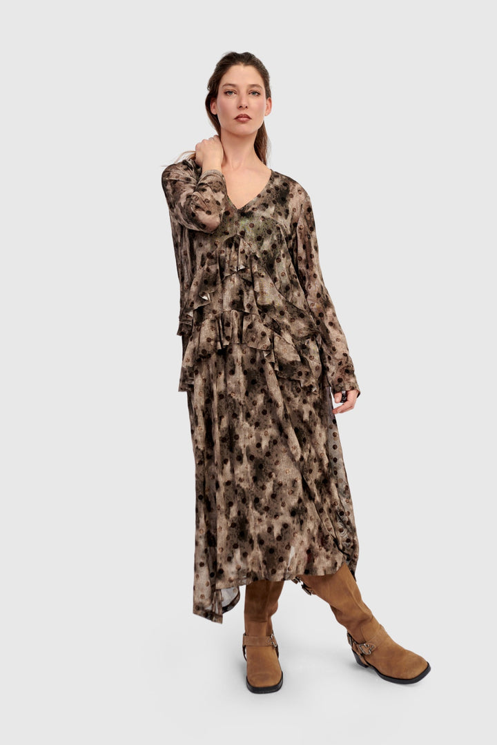Fen Mesh Dress, Aquarelle