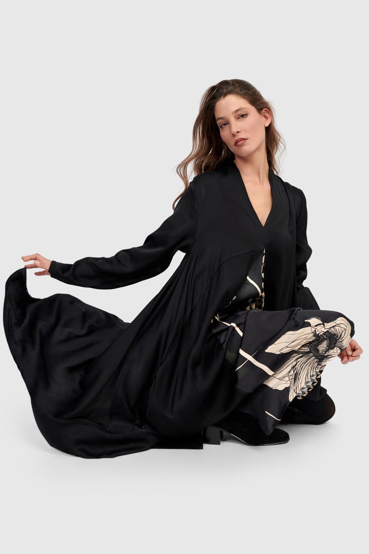 Baroque Draped Dress, Mix