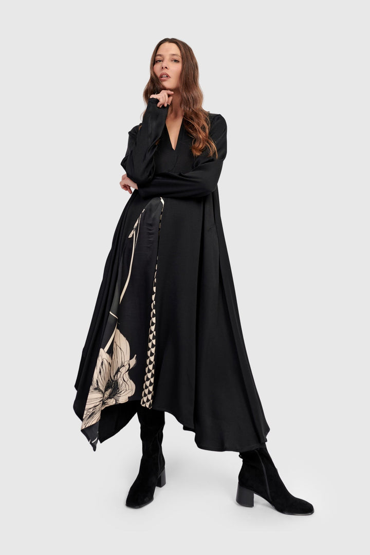 Baroque Draped Dress, Mix