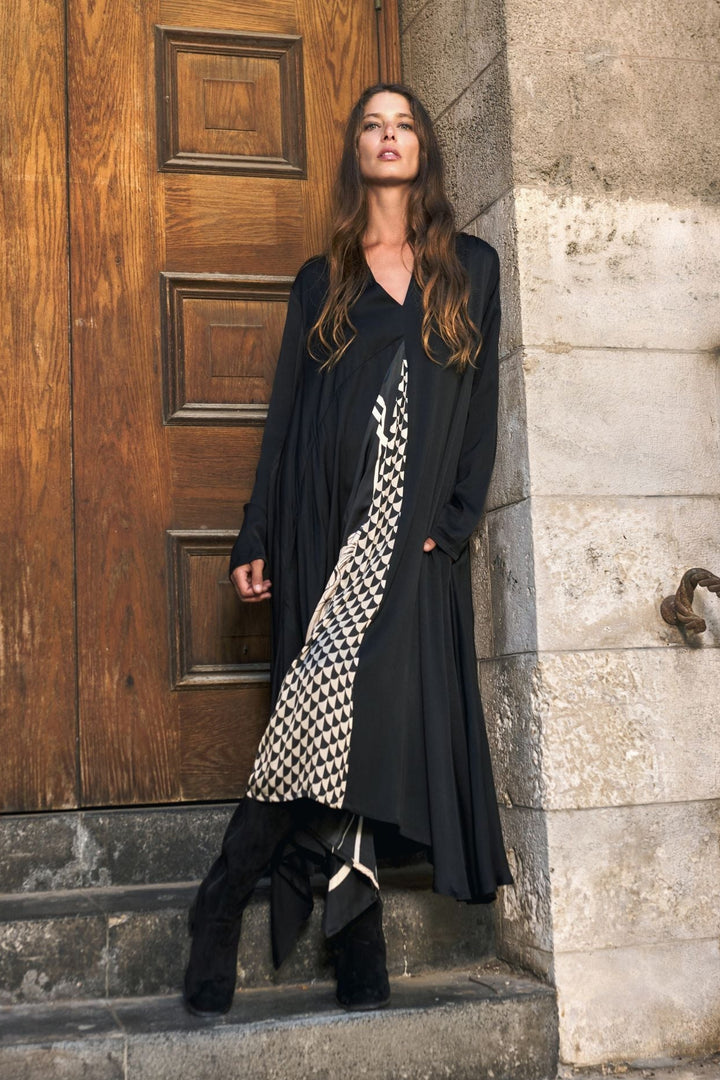 Baroque Draped Dress, Mix