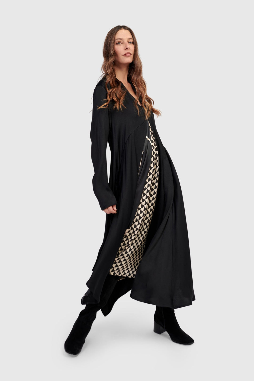 Baroque Draped Dress, Mix
