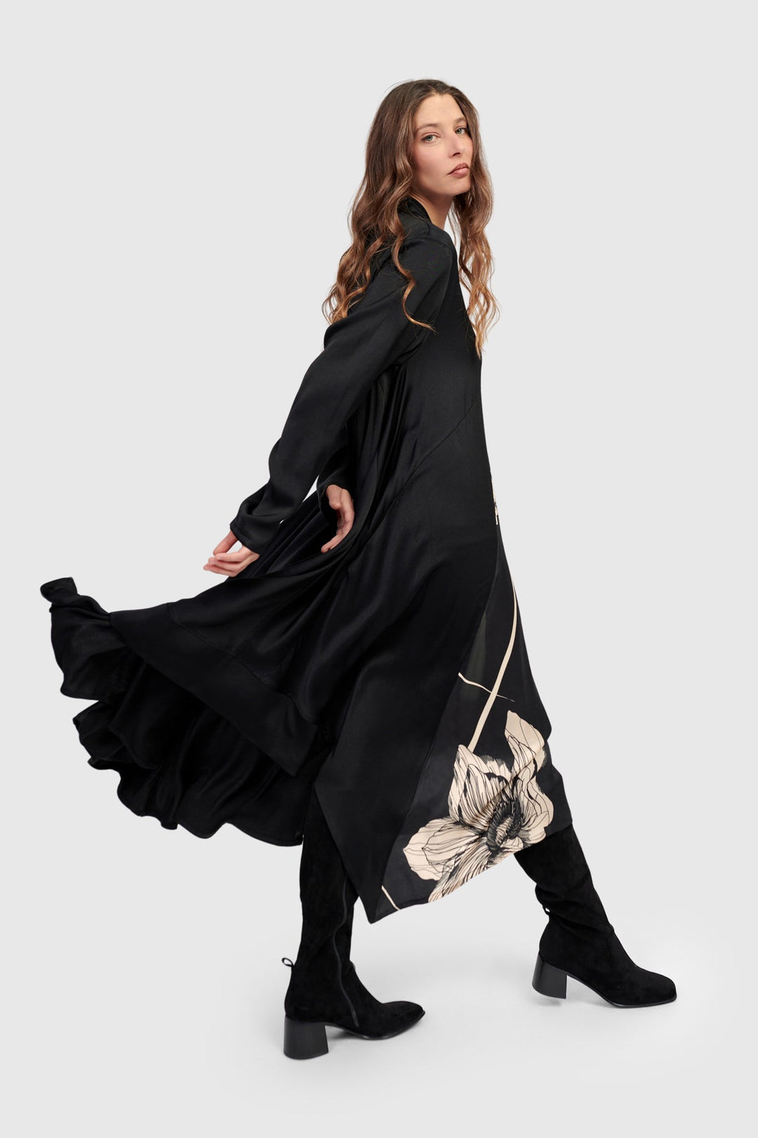 Baroque Draped Dress, Mix