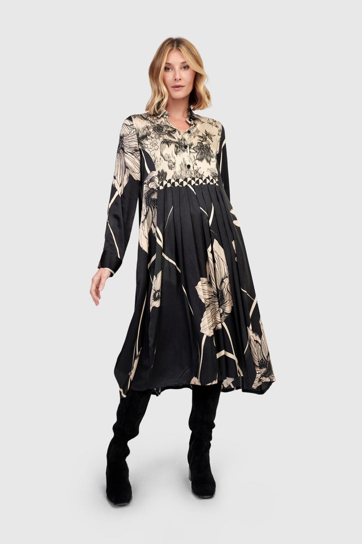 Filigree Babydoll Shirtdress, Mix