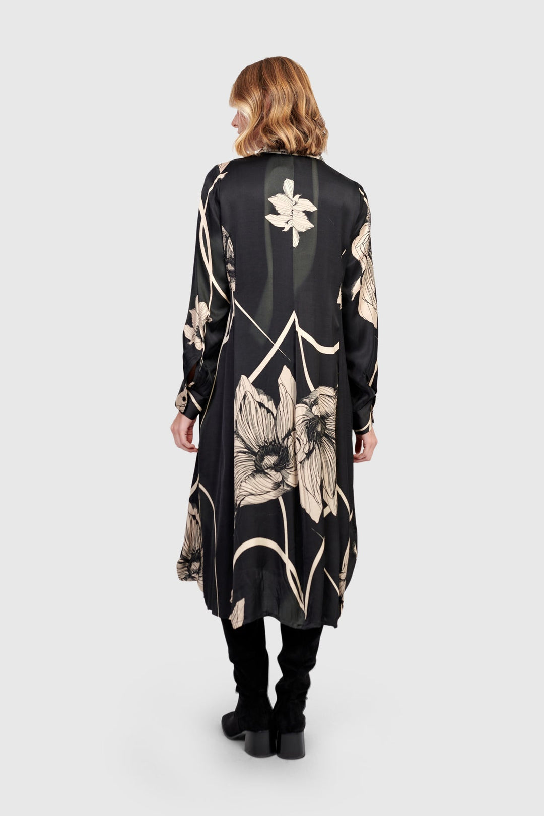 Filigree Babydoll Shirtdress, Mix