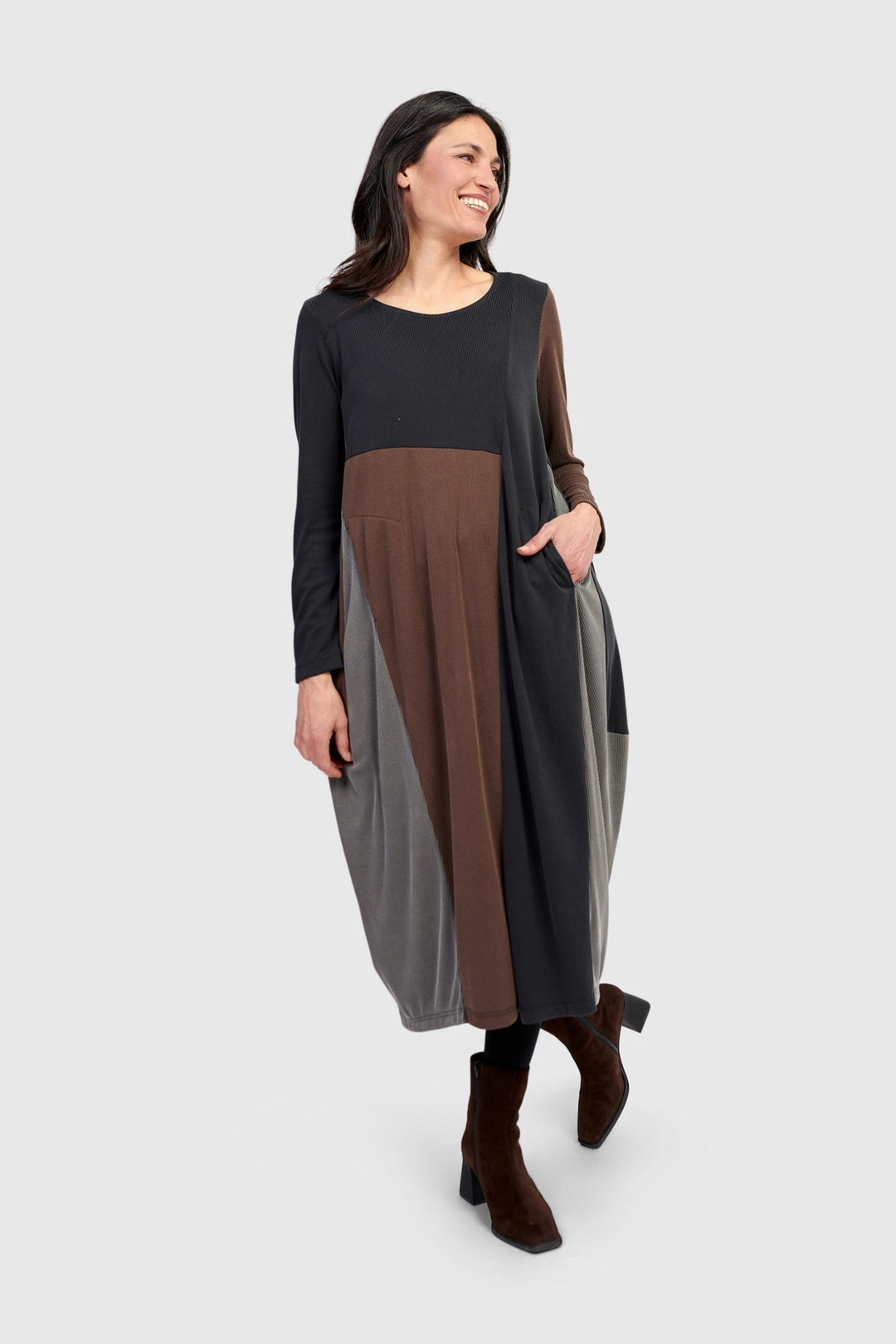 Drift Cupro Relaxed Dress, Mix