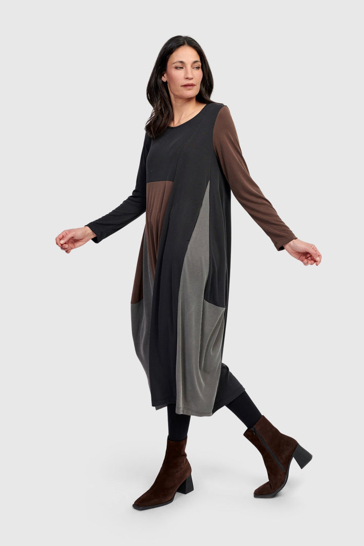 Drift Cupro Relaxed Dress, Mix