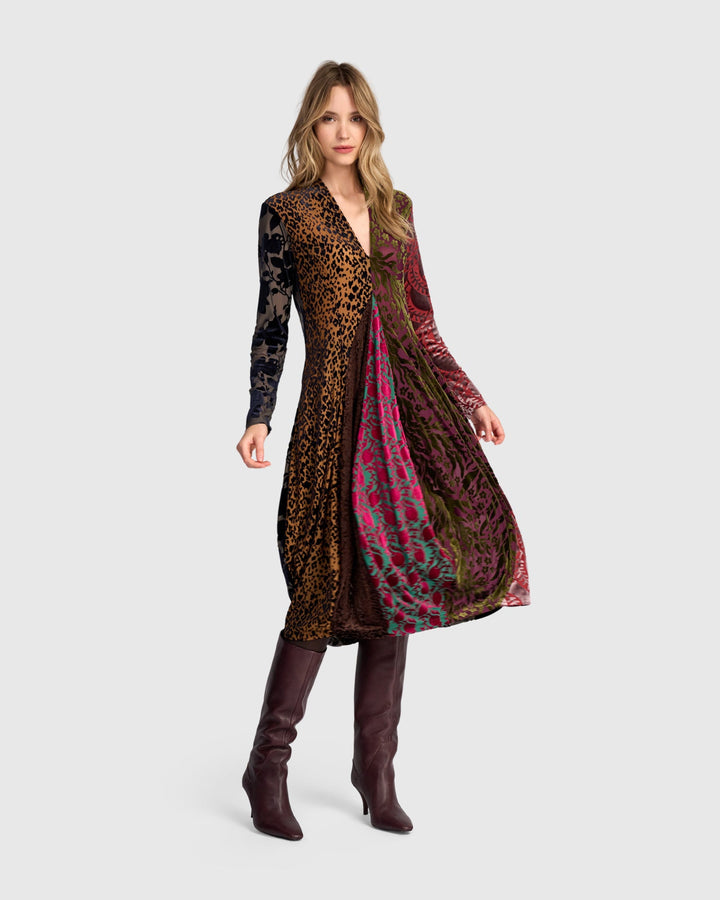 Tapestry Cocoon Dress, Regal