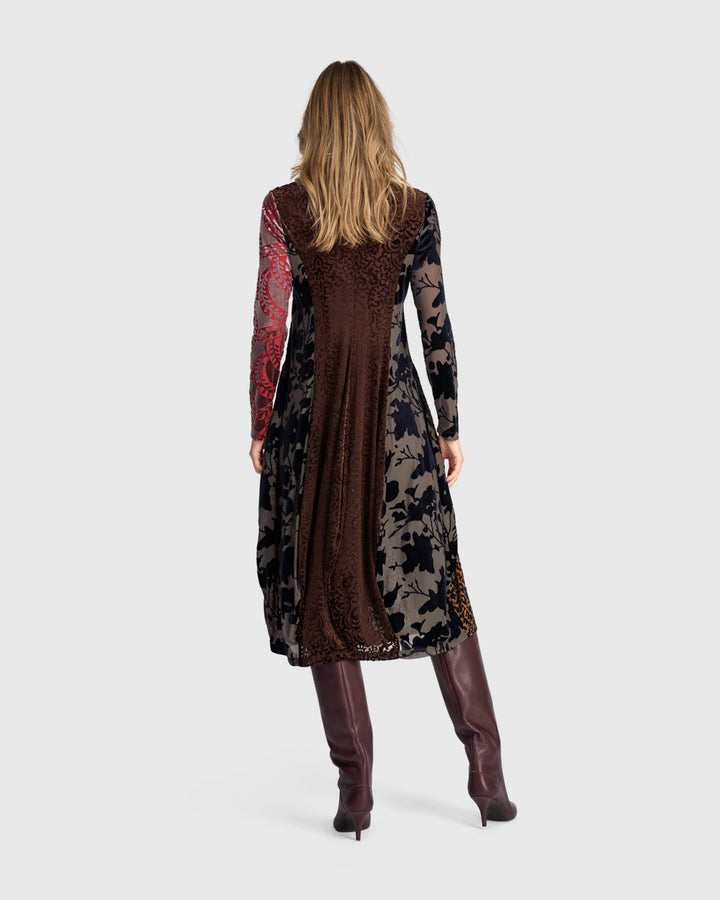 Tapestry Cocoon Dress, Regal