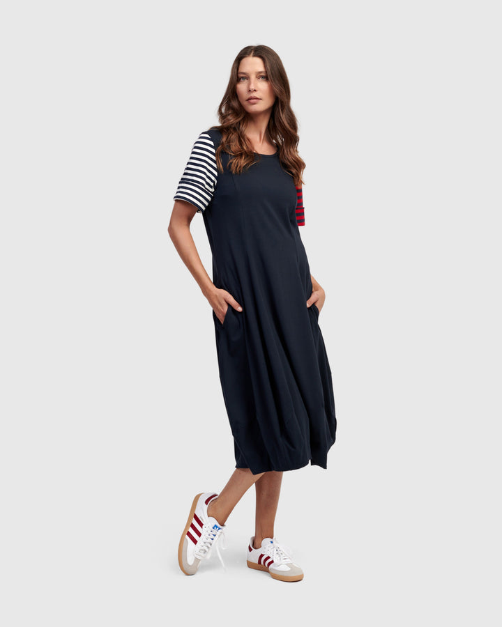 Short Sleeve Maxi Dress Mix