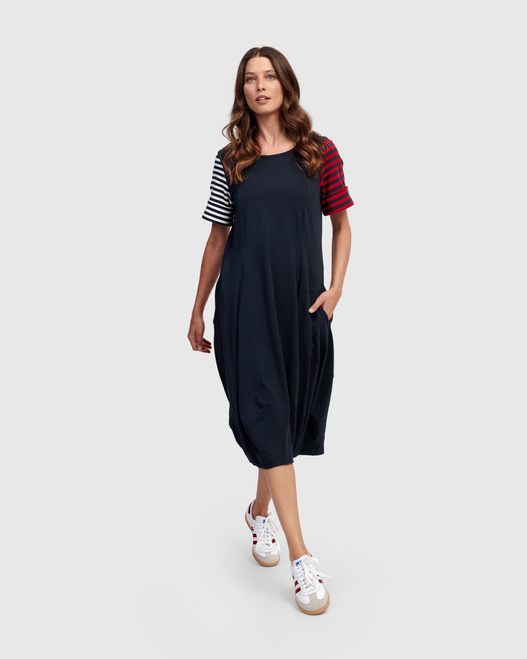 Short Sleeve Maxi Dress Mix