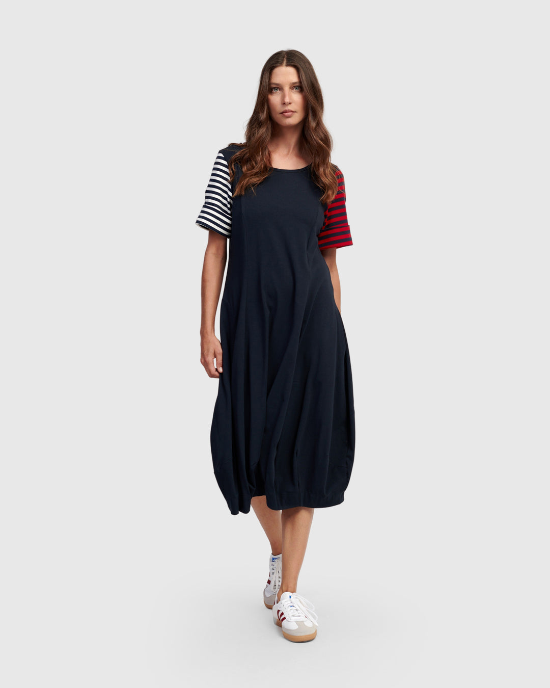 Short Sleeve Maxi Dress Mix