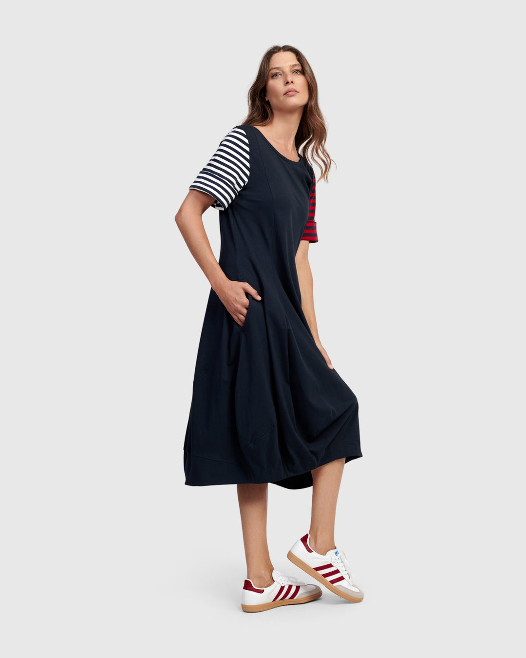 Short Sleeve Maxi Dress Mix