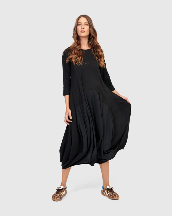 Tekbika Phoebe Crew Cocoon Dress, Black