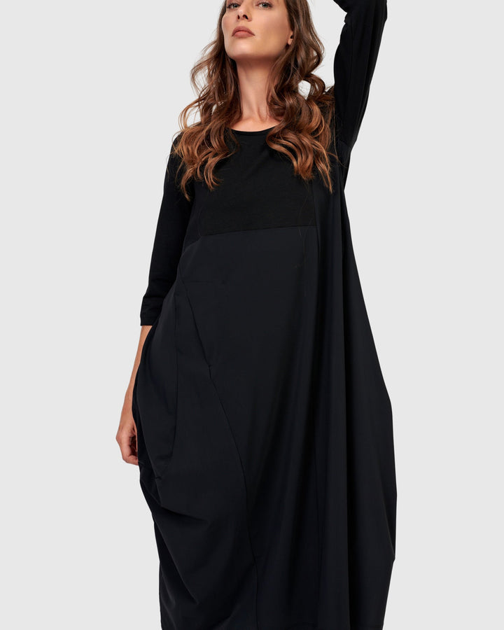 Tekbika Trek Dress, Black