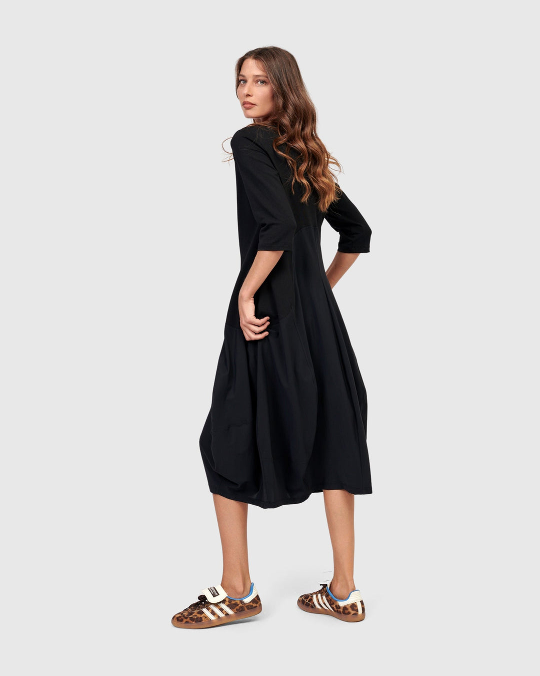 Tekbika Slack Dress, Black