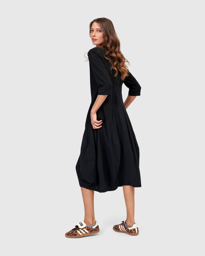 Tekbika Slack Dress, Black