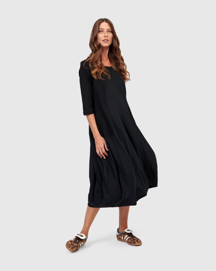 Tekbika Slack Dress, Black