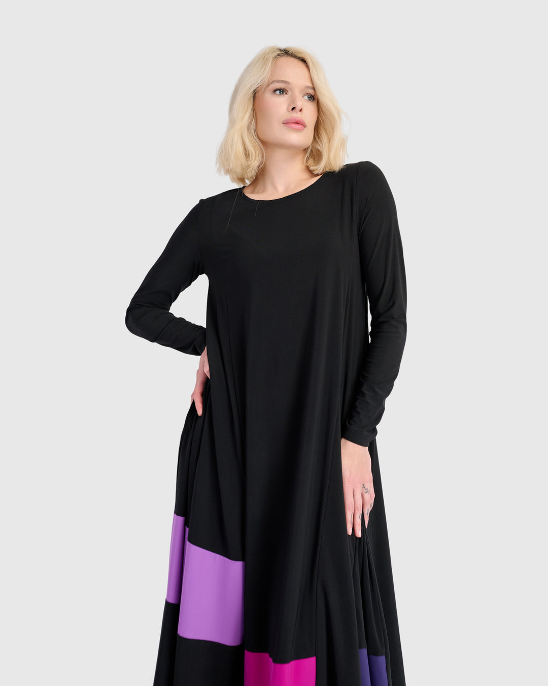 Tekbika Scoopneck Dress Mix